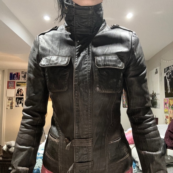 Vintage Danier Moto Jacket - Picture 3 of 7